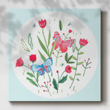 Butterfly Season V-Gallery Wrapped Canvas