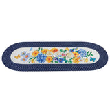 Butterfly and Floral Bouquet Skid-Resistant Accent Rug