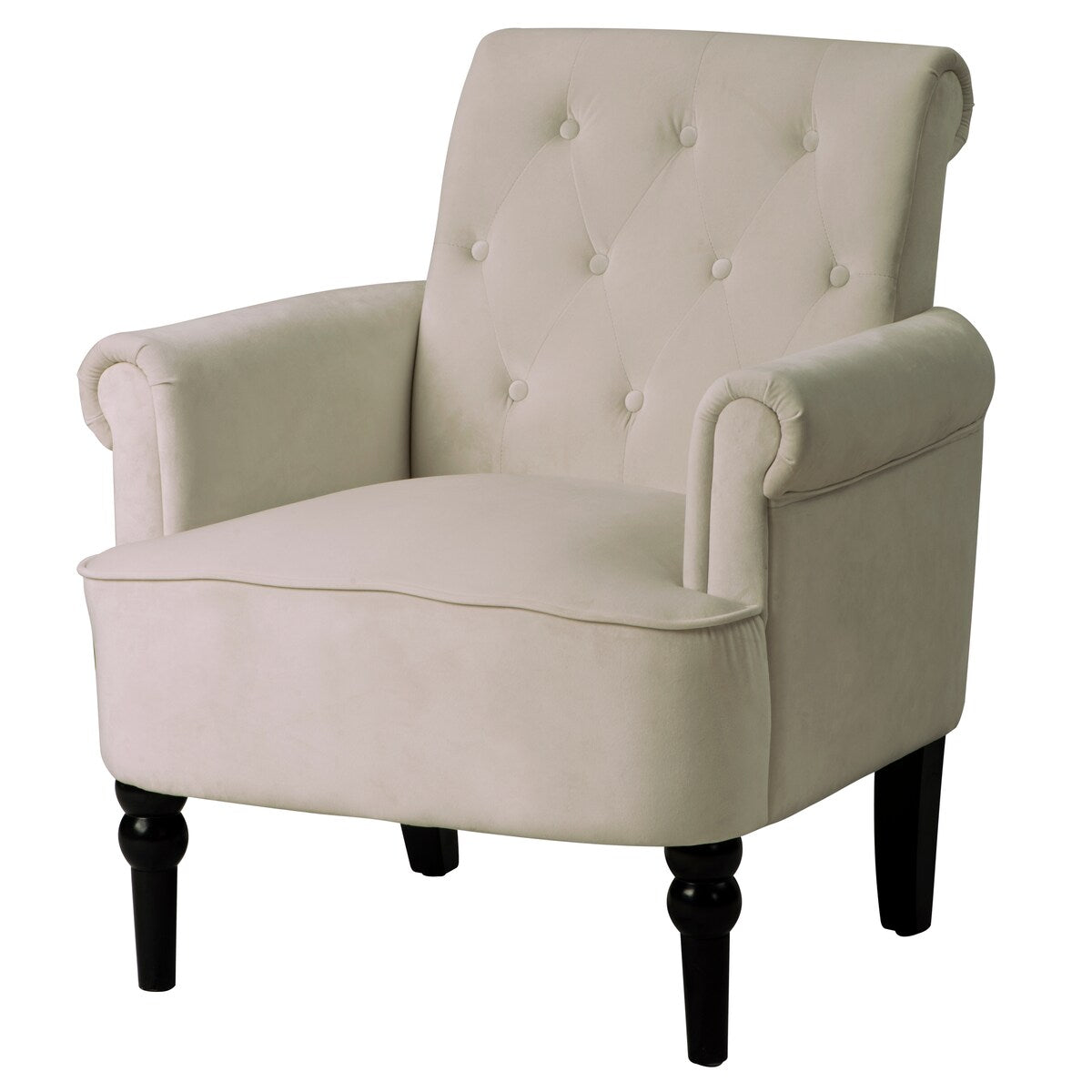 Button Tufted Club Chair