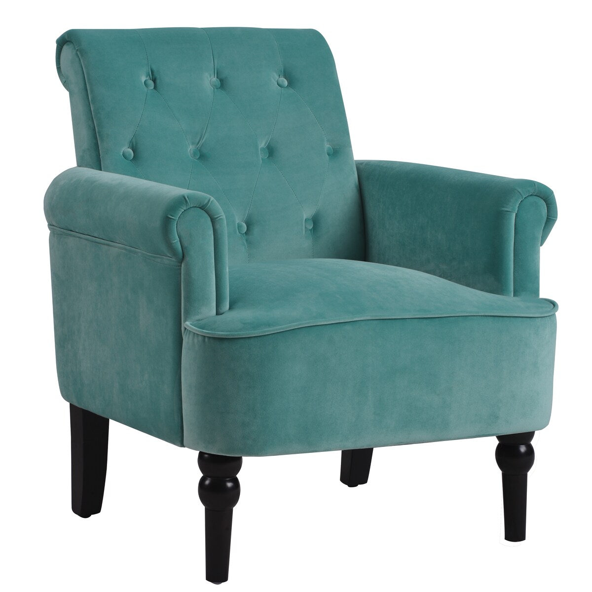 Button Tufted Club Chair