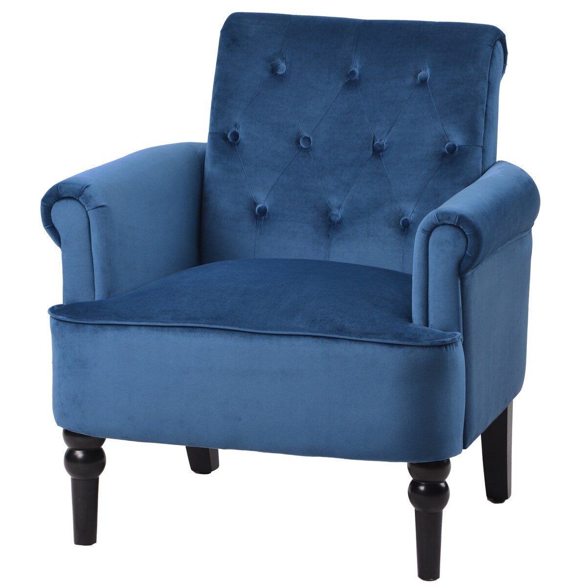 Button Tufted Club Chair