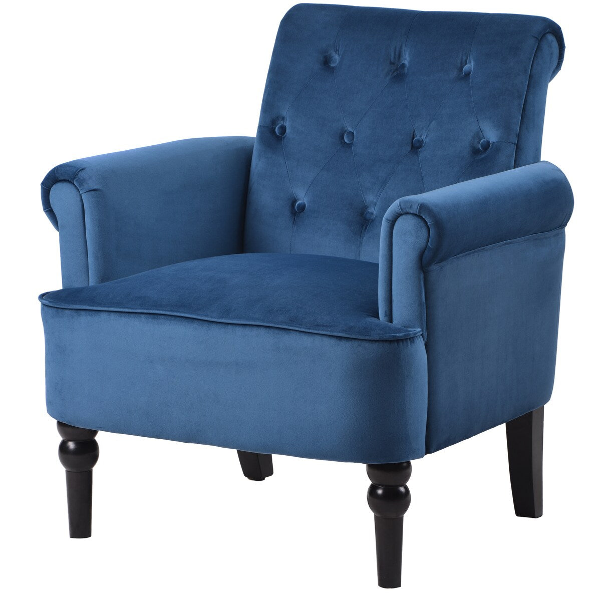 Button Tufted Club Chair
