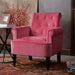 Button Tufted Club Chair