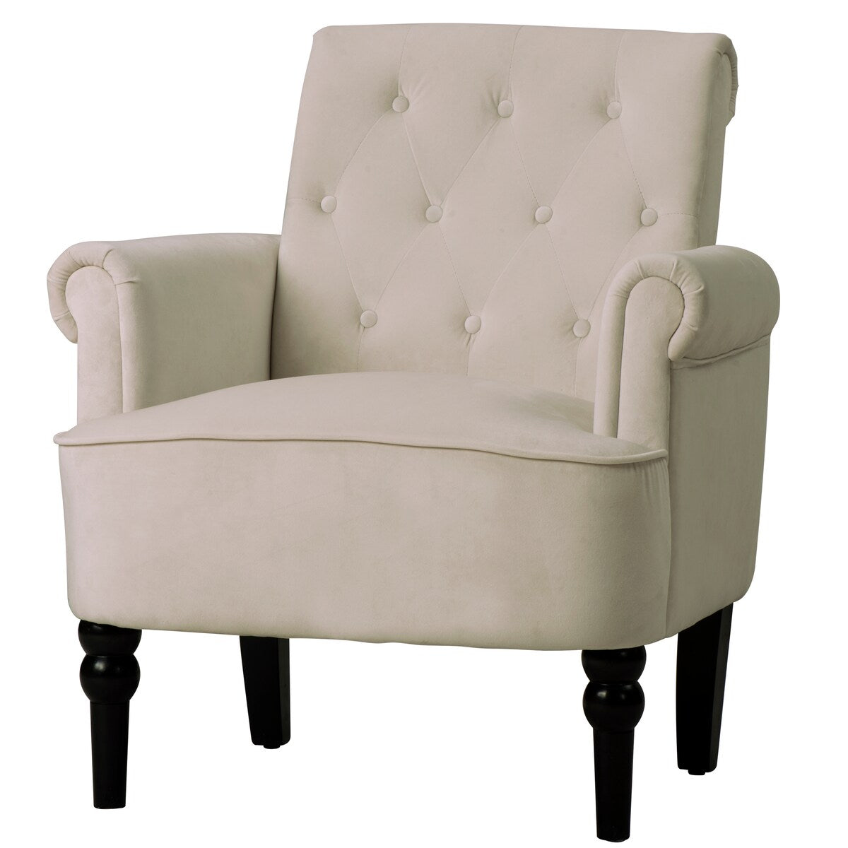 Button Tufted Club Chair