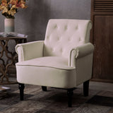 Button Tufted Club Chair