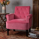 Button Tufted Club Chair