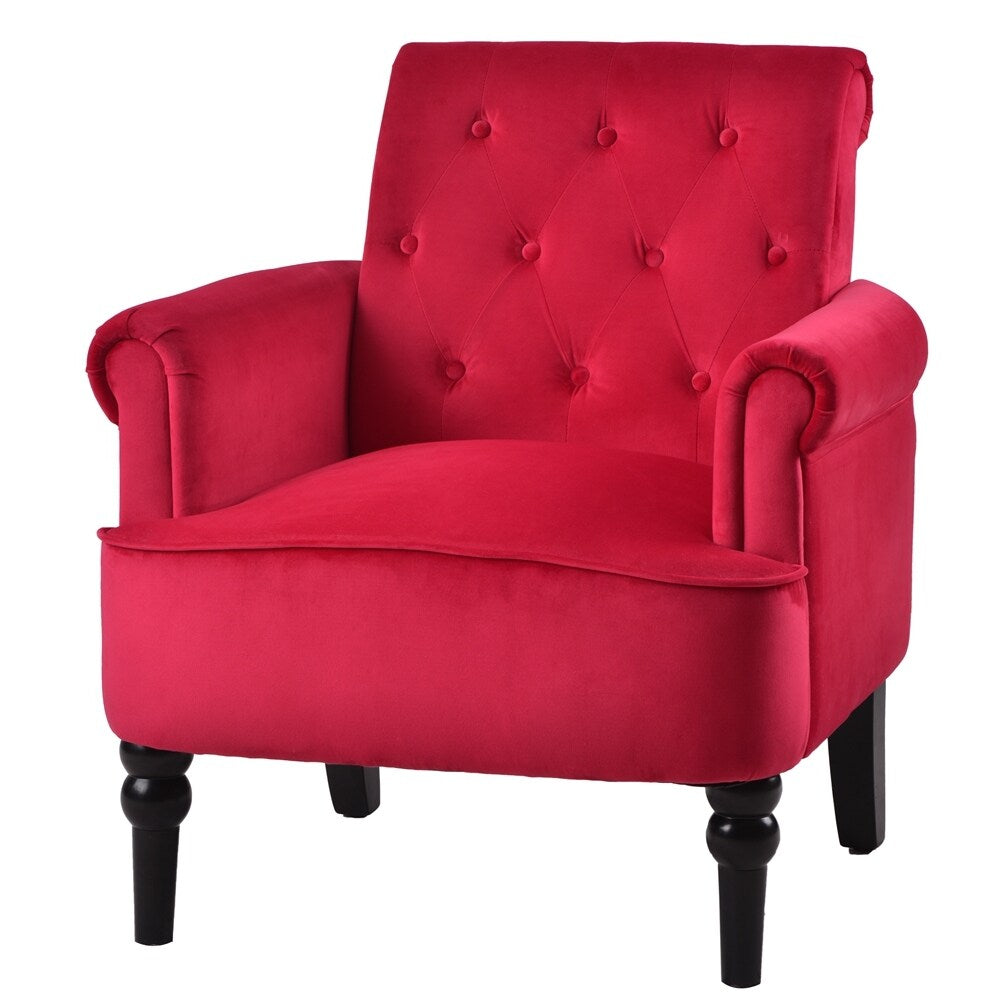 Button Tufted Club Chair