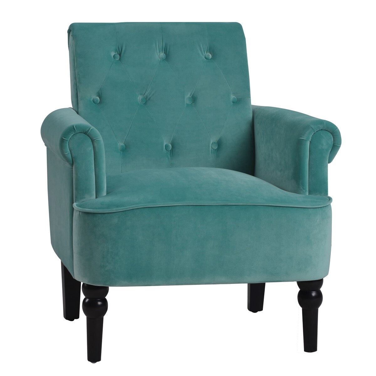 Button Tufted Club Chair