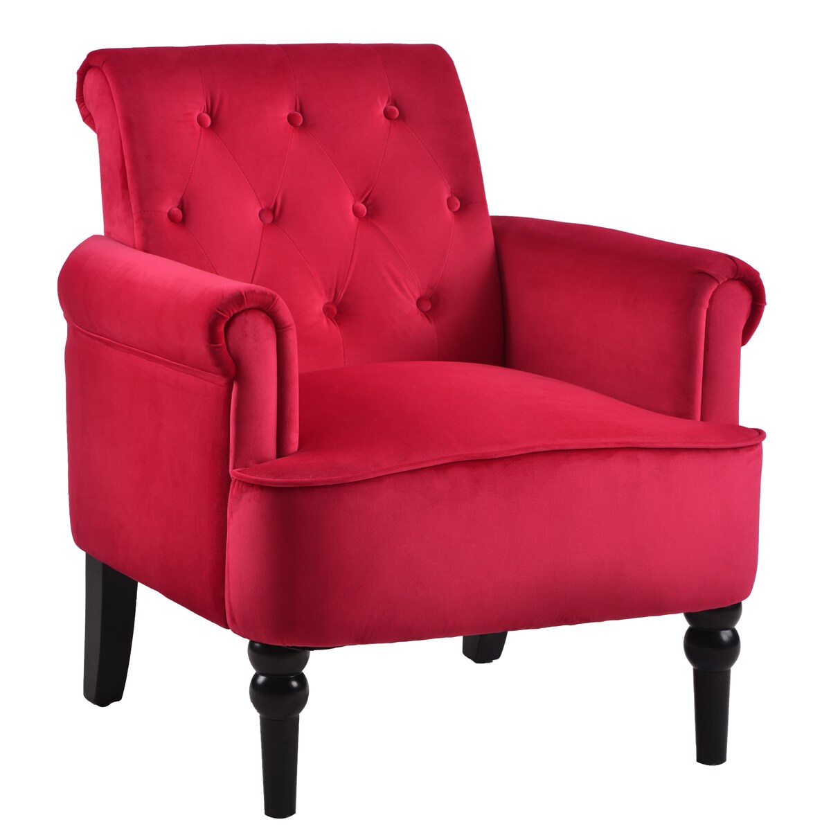 Button Tufted Club Chair