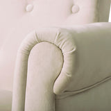 Button Tufted Club Chair