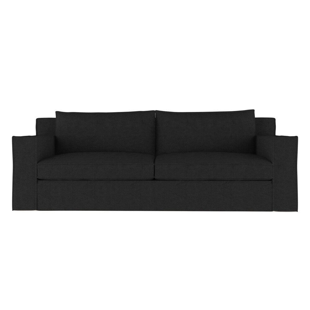 Byrne Black Jack Leather Sofa - Custom Made to Order TAG by Tandem Arbor