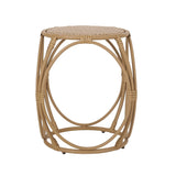 Byson Wicker Outdoor 3 Piece Chat Set by Christopher Knight Home
