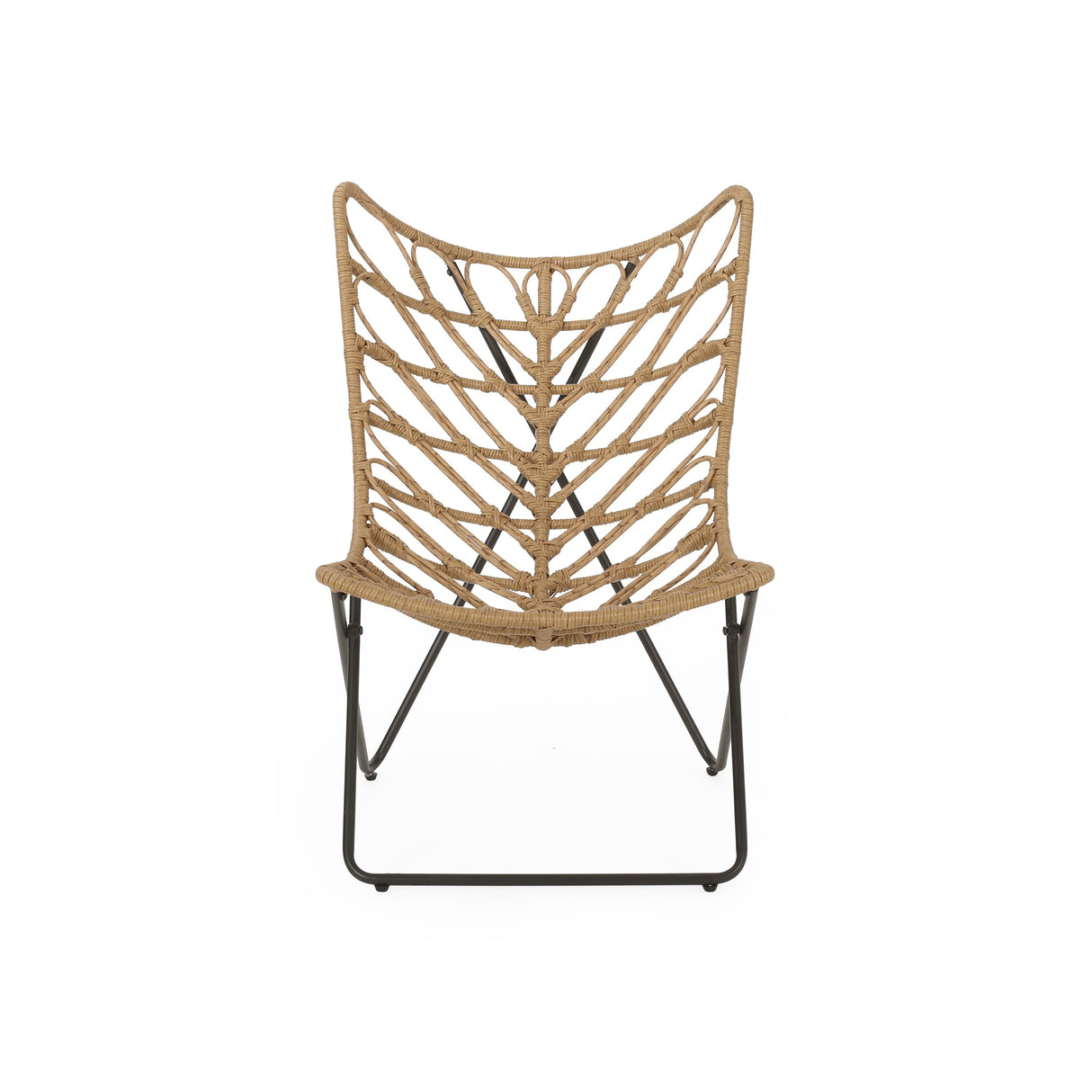 Byson Wicker Outdoor 3 Piece Chat Set by Christopher Knight Home