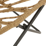 Byson Wicker Outdoor 3 Piece Chat Set by Christopher Knight Home