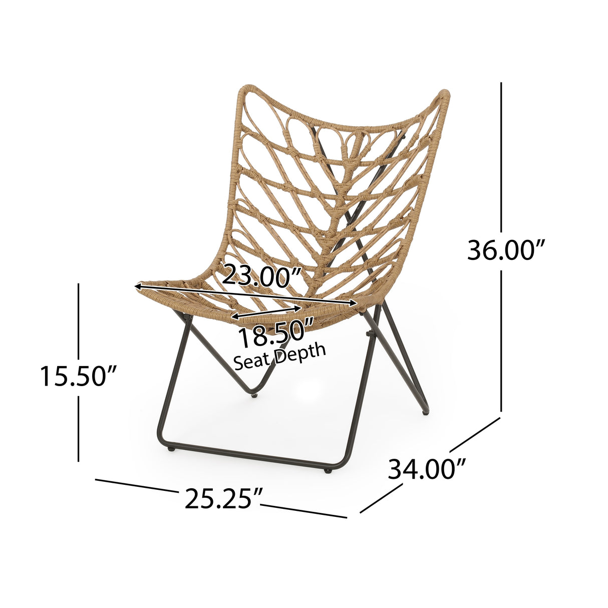 Byson Wicker Outdoor 3 Piece Chat Set by Christopher Knight Home