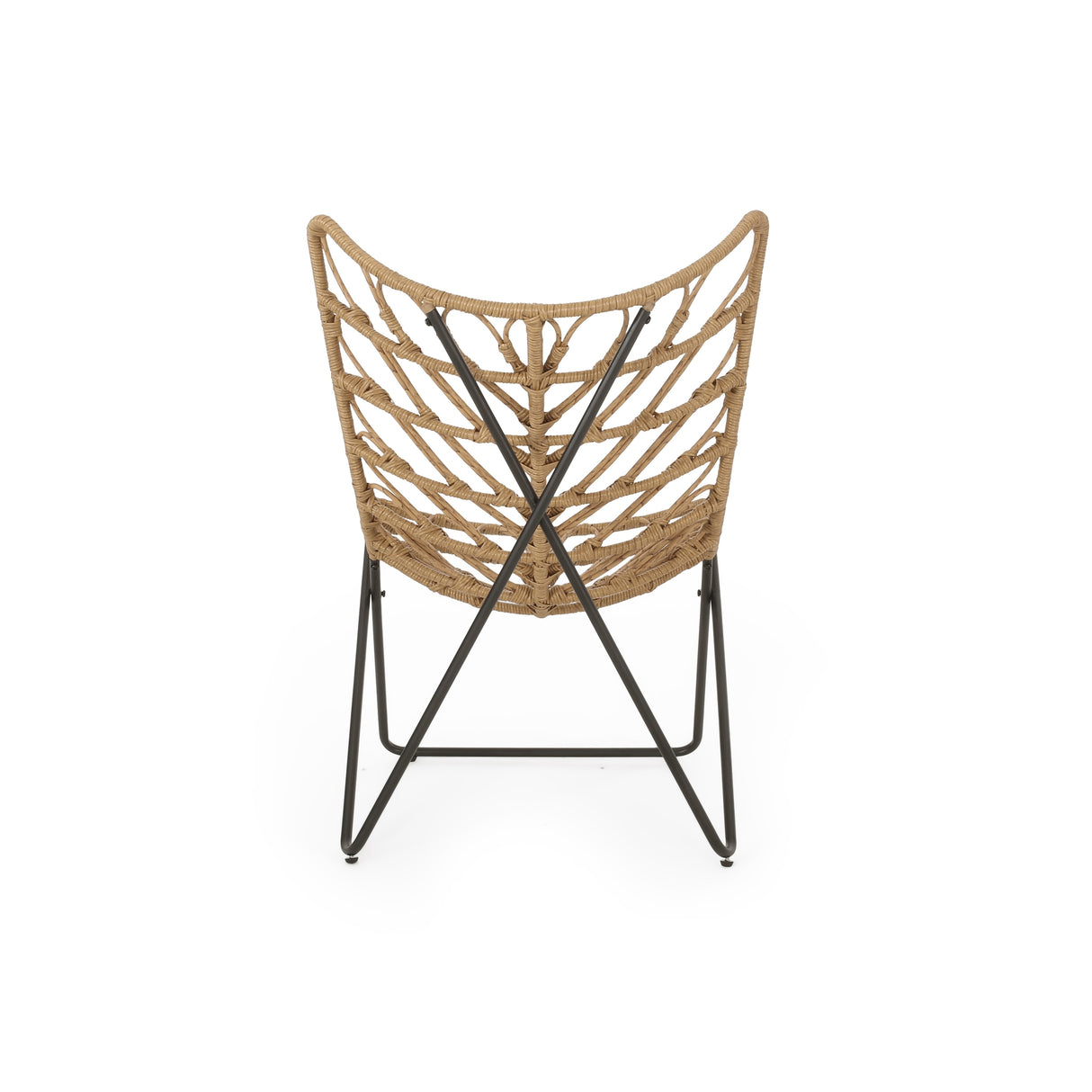 Byson Wicker Outdoor 3 Piece Chat Set by Christopher Knight Home