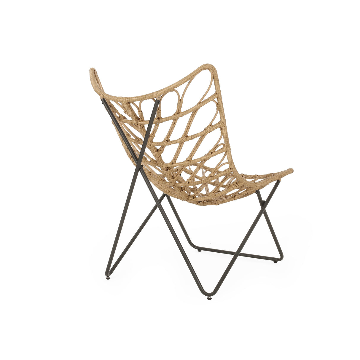 Byson Wicker Outdoor 3 Piece Chat Set by Christopher Knight Home