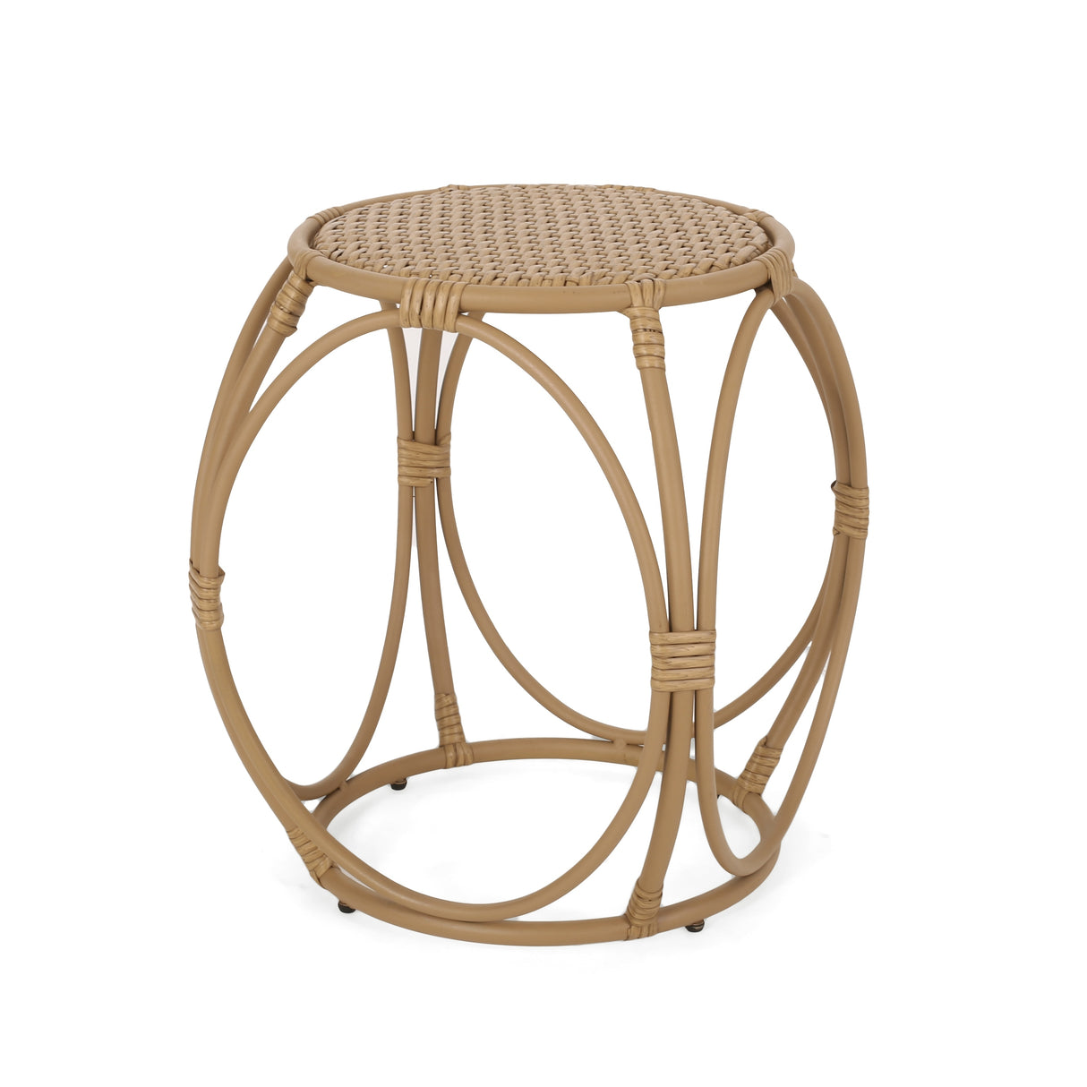 Byson Wicker Outdoor 3 Piece Chat Set by Christopher Knight Home