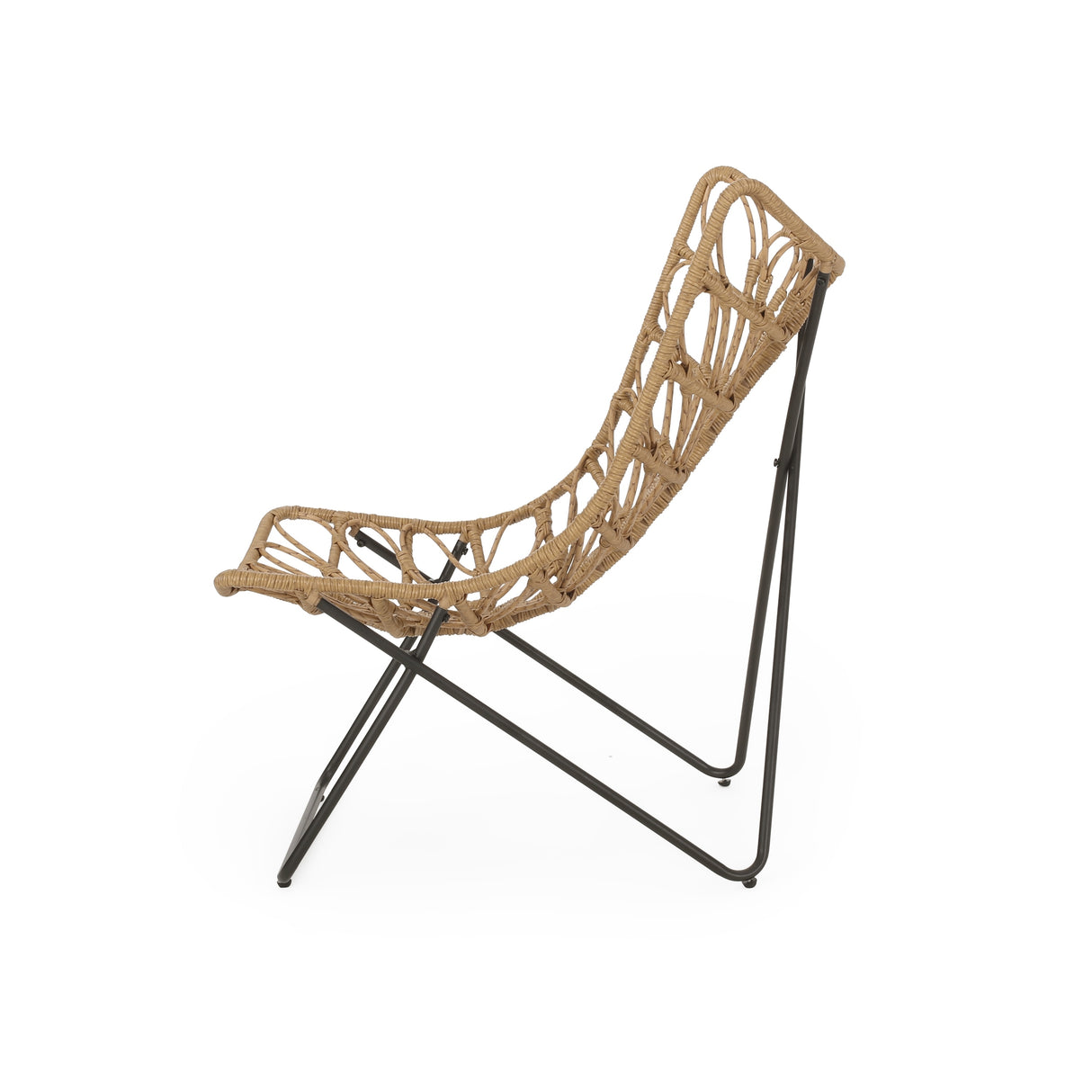 Byson Wicker Outdoor 3 Piece Chat Set by Christopher Knight Home