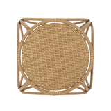 Byson Wicker Outdoor 3 Piece Chat Set by Christopher Knight Home