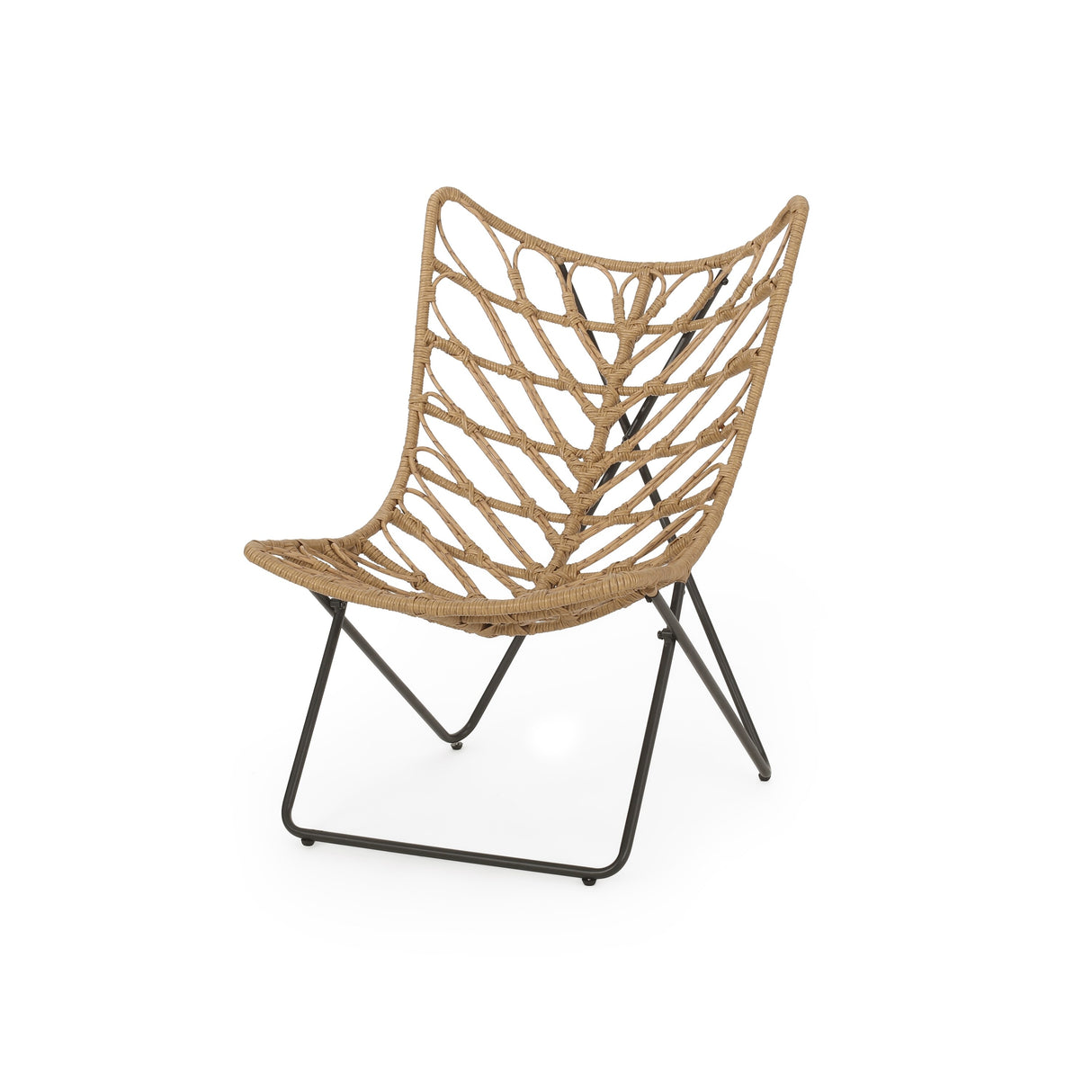 Byson Wicker Outdoor 3 Piece Chat Set by Christopher Knight Home