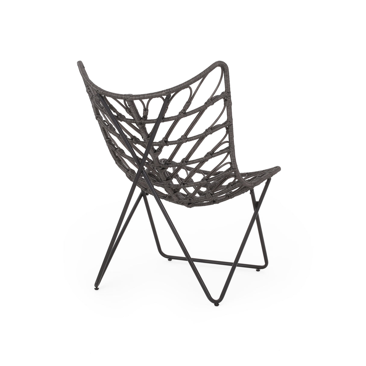 Byson Wicker Outdoor 3 Piece Chat Set by Christopher Knight Home