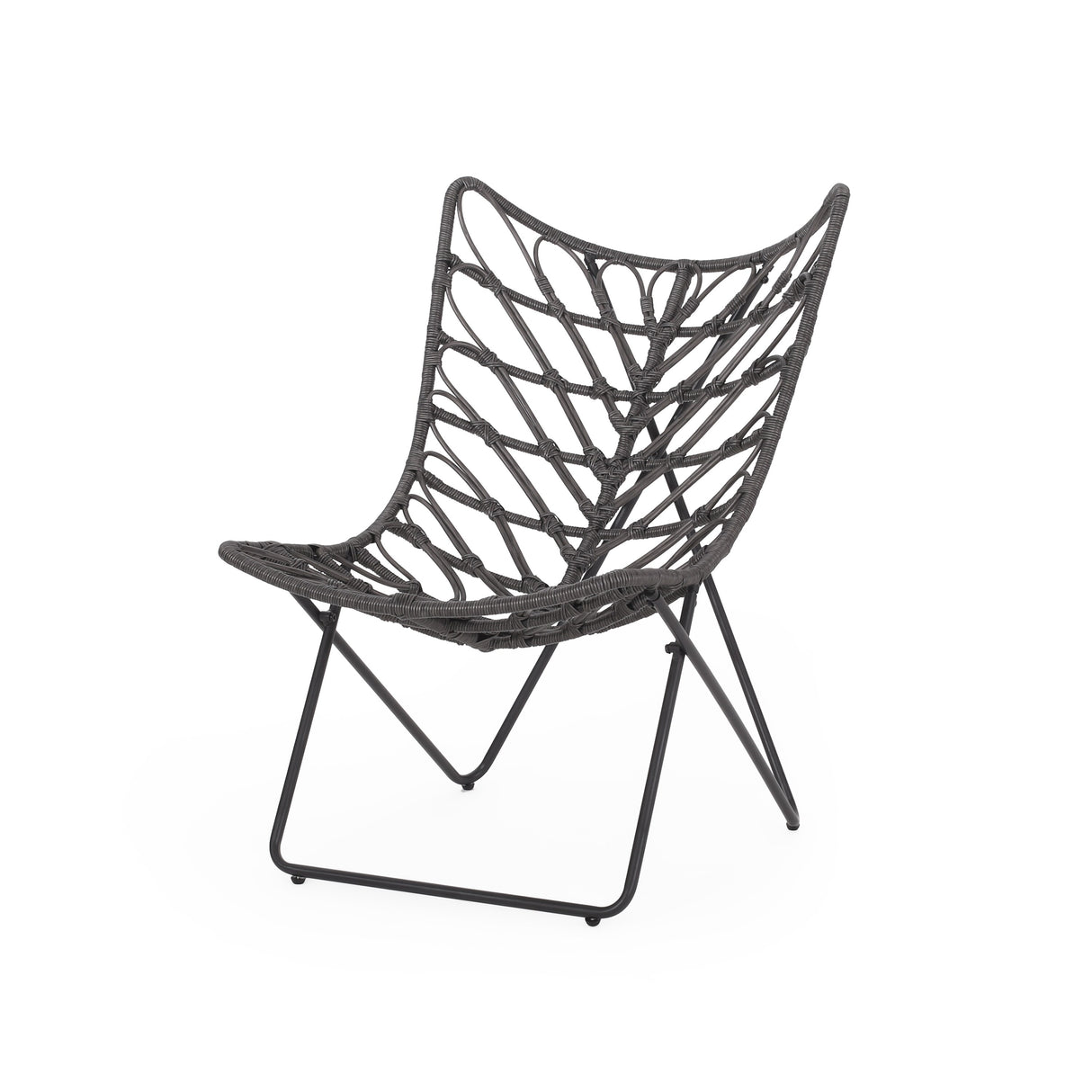 Byson Wicker Outdoor 3 Piece Chat Set by Christopher Knight Home
