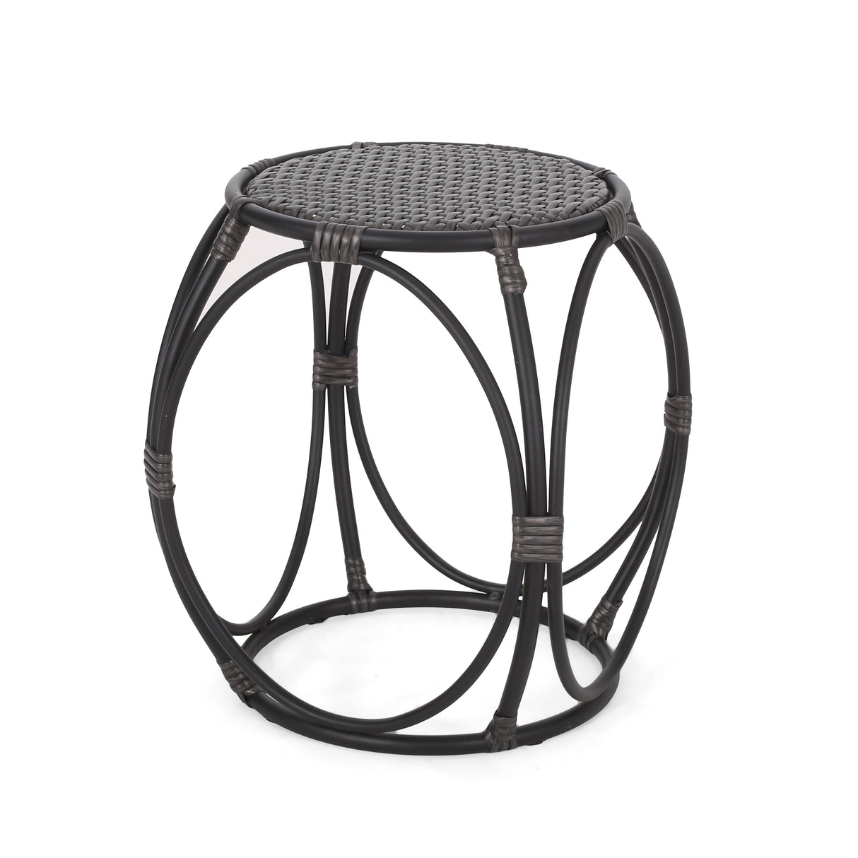 Byson Wicker Outdoor 3 Piece Chat Set by Christopher Knight Home