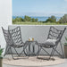 Byson Wicker Outdoor 3 Piece Chat Set by Christopher Knight Home
