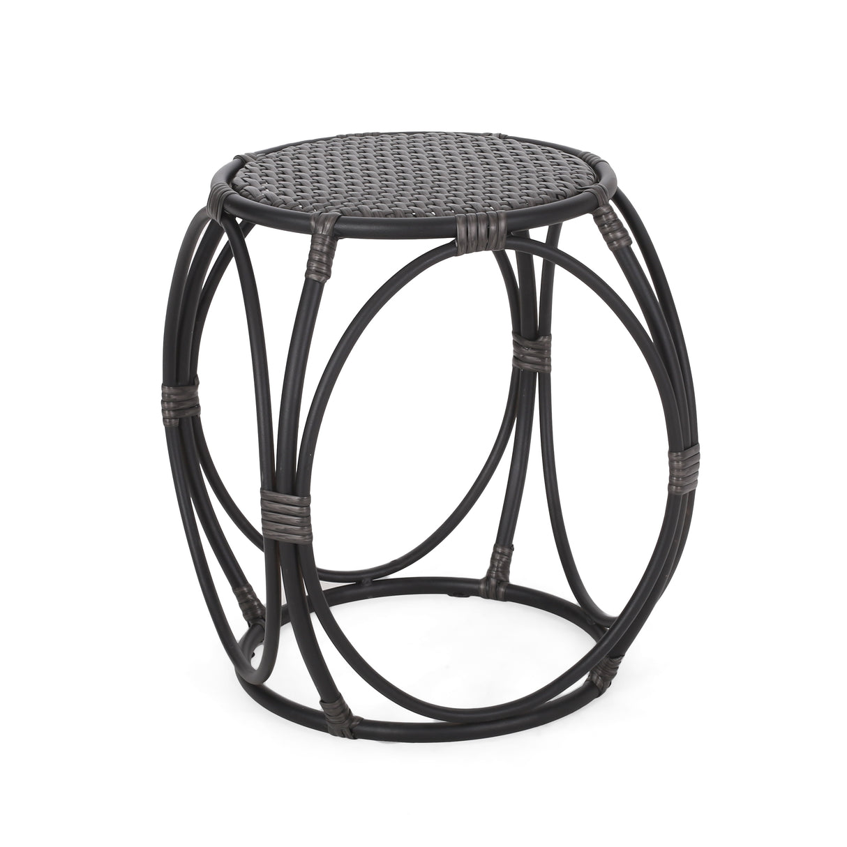 Byson Wicker Outdoor 3 Piece Chat Set by Christopher Knight Home