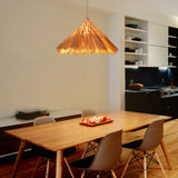C Cattleya Hand-woven Rattan Pendant Light
