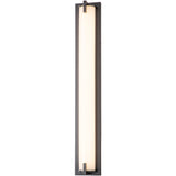 C Cattleya Oil-rubbed Bronze Integrated LED Vanity Light Indoor Wall Sconce with Acrylic Shade - Oil-rubbed Bronze