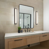 C Cattleya Oil-rubbed Bronze Integrated LED Vanity Light Indoor Wall Sconce with Acrylic Shade - Oil-rubbed Bronze