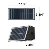 C Cattleya 2-Pack Solar LED Dusk to Dawn Outdoor Wall Sconce Light