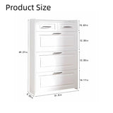   shoe cabinet with 3 doors 2 drawers,large space for storage 