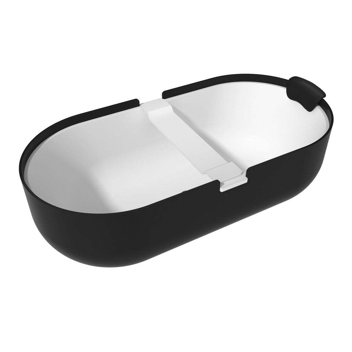 CASAINC Resin Stone Solid Surface Soaking Stand Alone Bathtub Freestanding Bathtub in Matte White