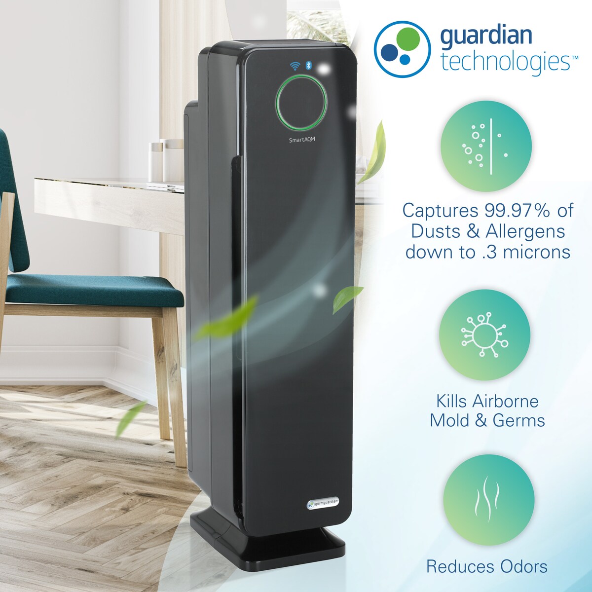 CDAP5500BCA WiFi Smart 4-in-1 Air Purifier with HEPA Filter