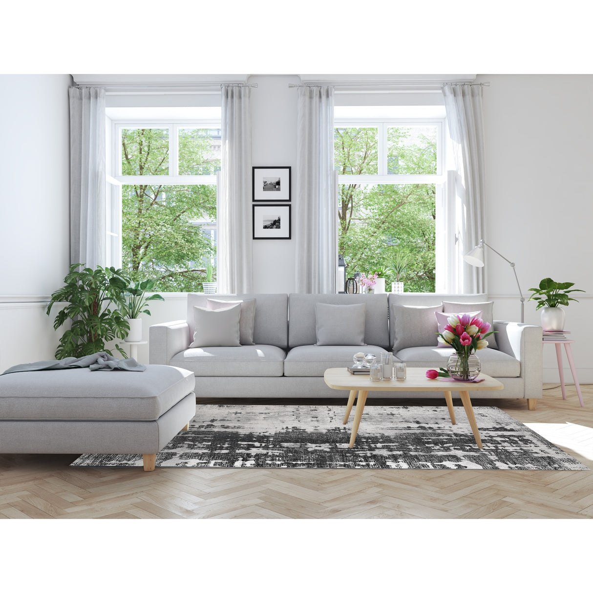 CHOKEY CHARCOAL Area Rug