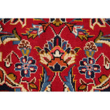 CLEARANCE Floral Kashan Persian Red Area Rug Hand-Knotted - 6'1" x 9'8"