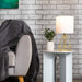 CO-Z Lighting 15" Desk Lamps w Drum Lampshades and Open Cage Metal Bases (Set of 2)