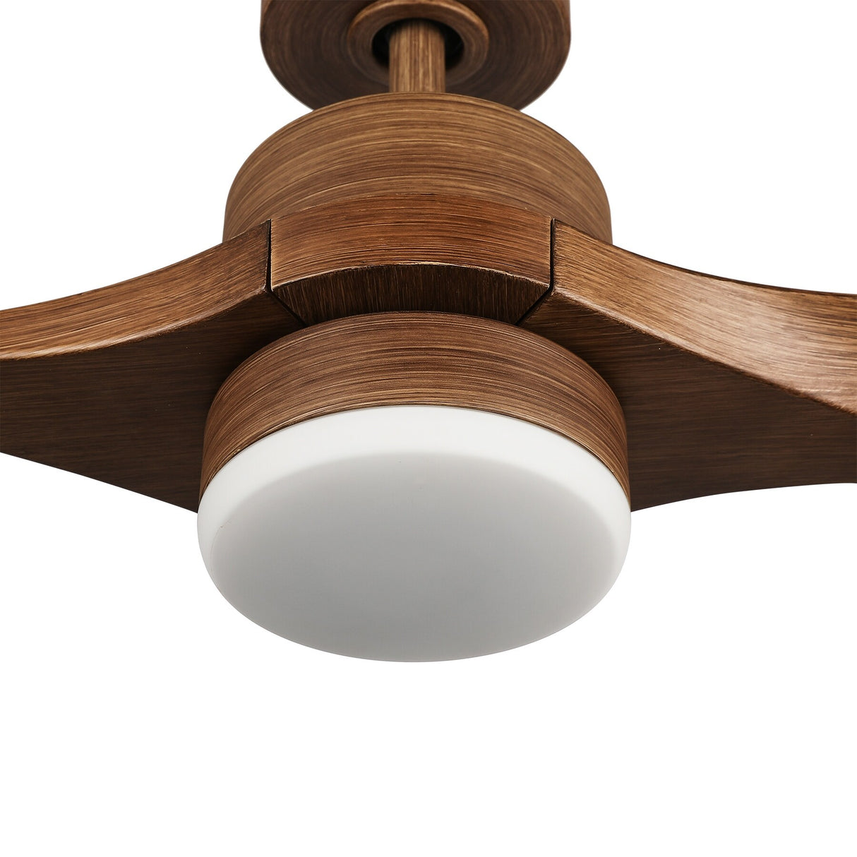 CO-Z 52" 2-Blade Modern Reversible LED Ceiling Fan and Remote Control