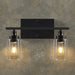 CO-Z Modern 2-Light Vanity Light Wall Sconce with Clear Glass Shades
