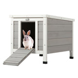 CO-Z Weatherproof Indoor Outdoor Wooden Bunny Hutch Pet House for Rabbits Cats Guinea Pigs
