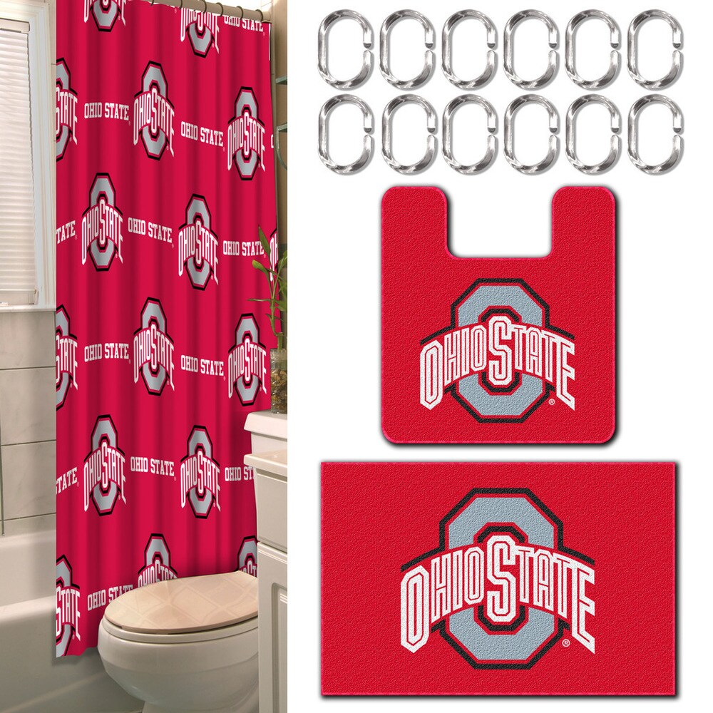 COL 893 Ohio State 15-Piece Bath Set