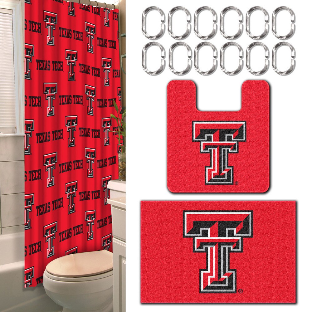 COL 893 Texas Tech 15-Piece Bath Set