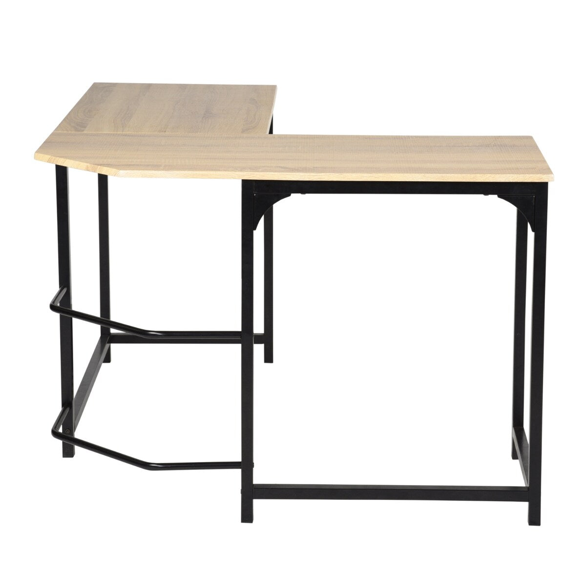 CORWITH OAK A WF L-Shaped Desk