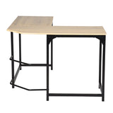 CORWITH OAK A WF L-Shaped Desk