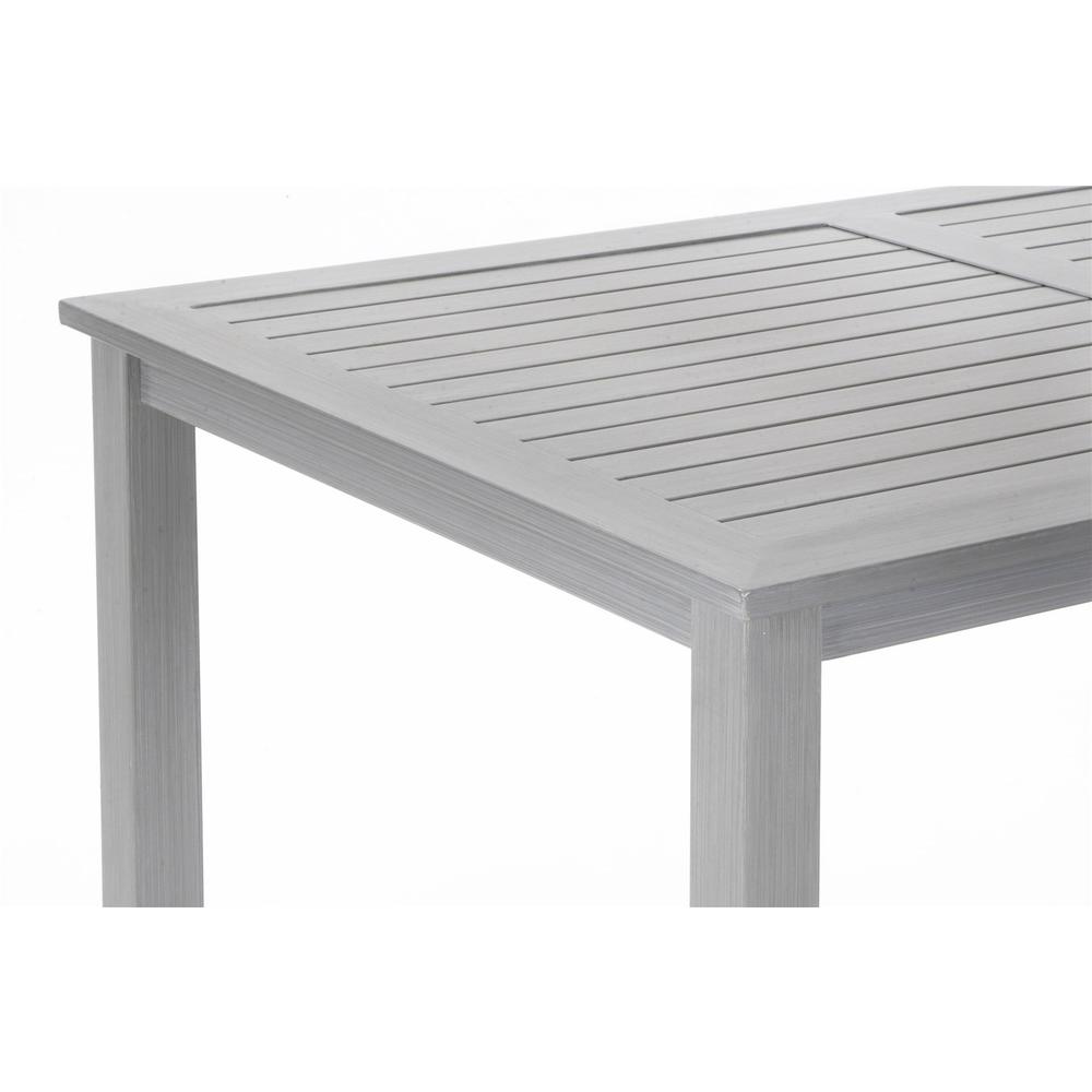 COSCO Outdoor Living 7-piece Blue Veil Brushed Aluminum Patio Furniture Dining Set with Cushions