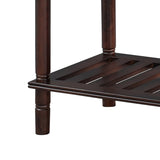 45.2"W Solid Wood Console Table with 6 Drawers, Storage Cabinet and Bottom Open Shelf