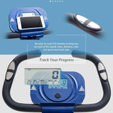 X-Shaped Upright and Recumbent Folding Exercise Bike with Adjustable 10 Level Resistance